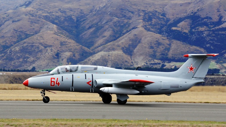 Aero L-29 Delfin on the ground