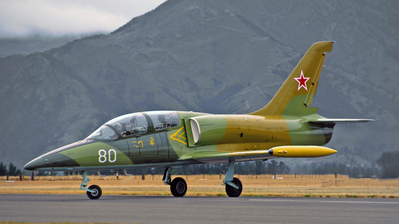 Aero L-39C Albatros on the ground