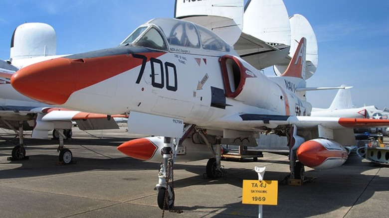 Douglas TA-4J Skyhawk on tarmac