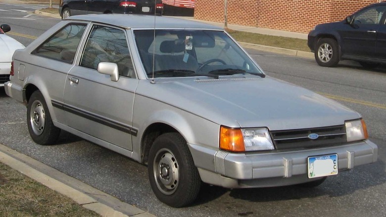 Ford Escort on road