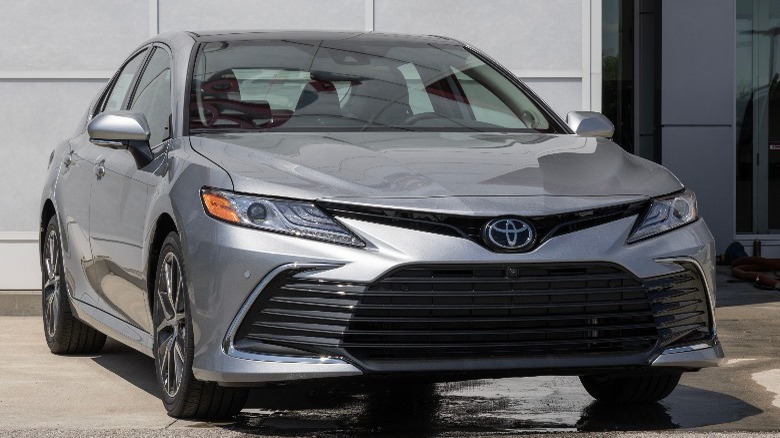 A grey Toyota Camry