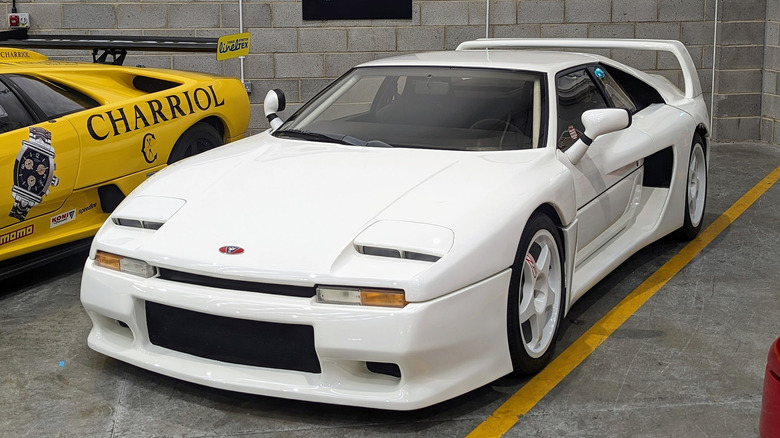 White Venturi 400 GT French supercar