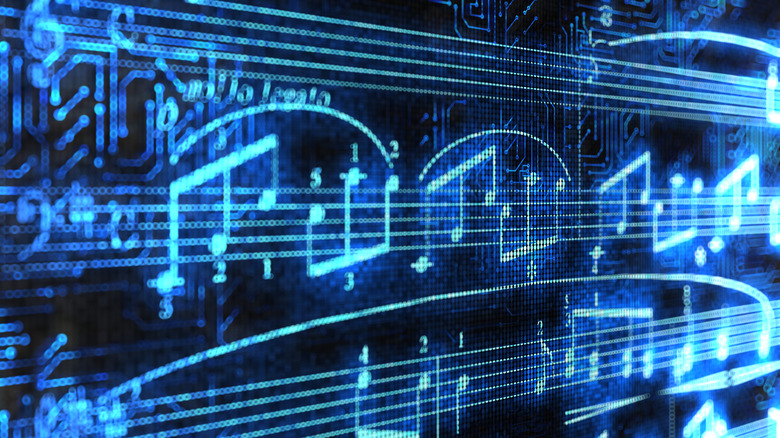 Digital music notes