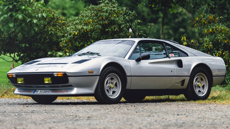 Silver Ferrari 208 GTB