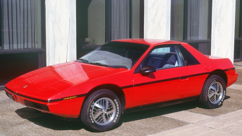 Red Pontiac Fiero