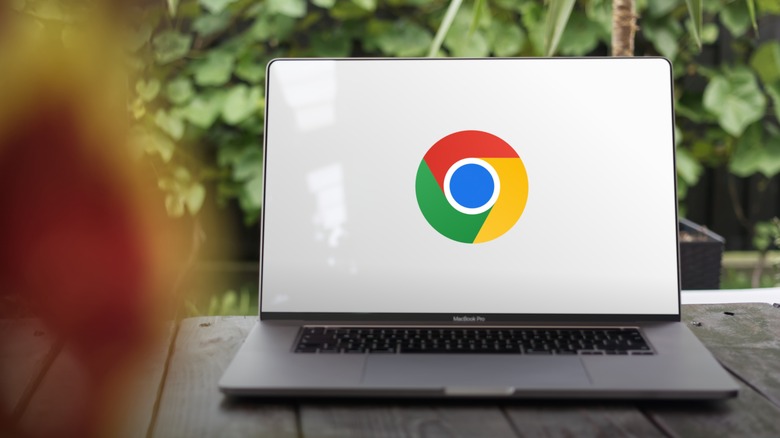 Laptop with Chrome