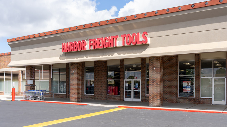 Storefront of Harbor Freight Tools