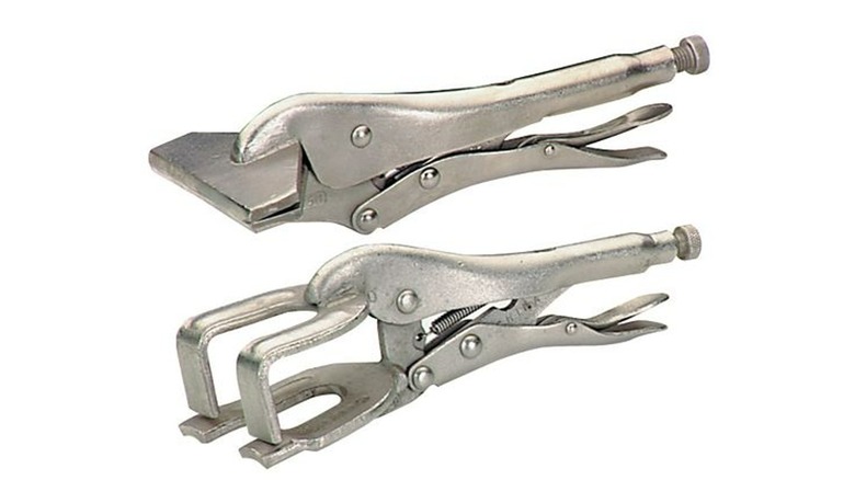 two Pittsburgh clamps