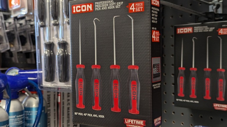 ICON Professional Mini Soft Grip Pick and Hook Set, 4 Piece