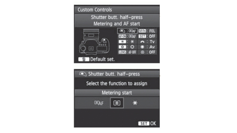 Canon 5D Mark III custom controls