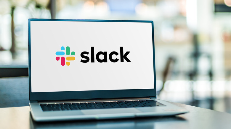 Slack on a phone