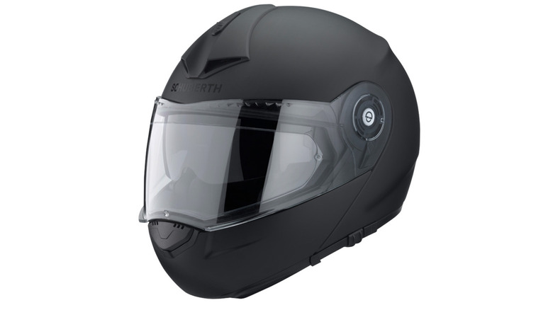 Schuberth C3 Pro helmet in matte black