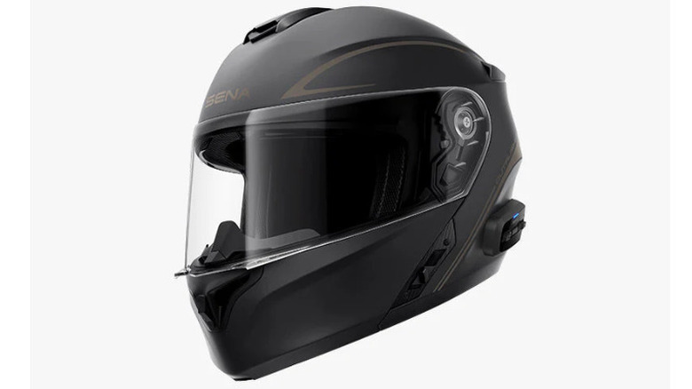 Sena Outrush Bluetooth Modular Helmet in matte black