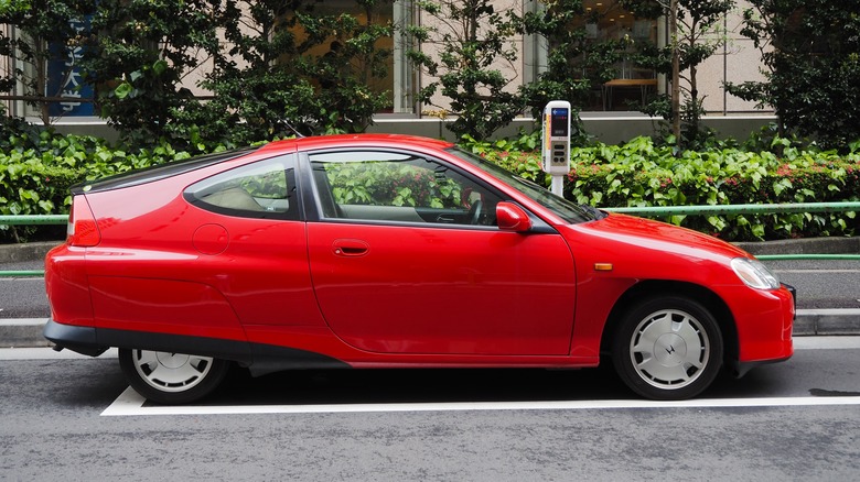 Honda Insight on road