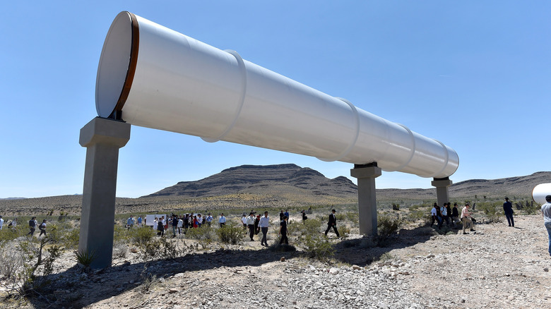 hyperloop tube test las vegas