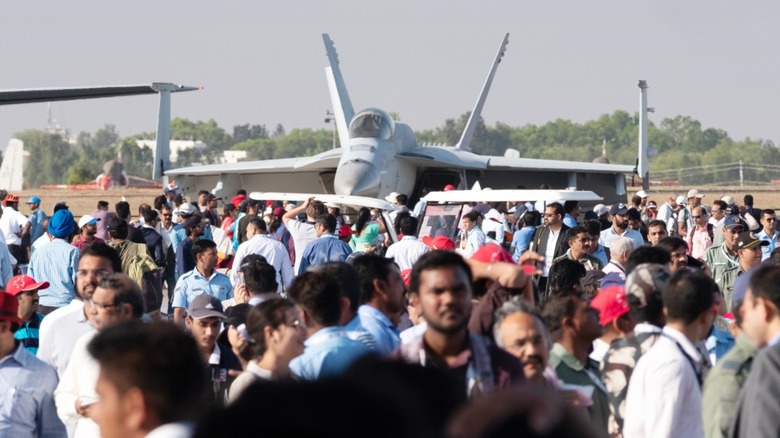 Crowd at Aero India