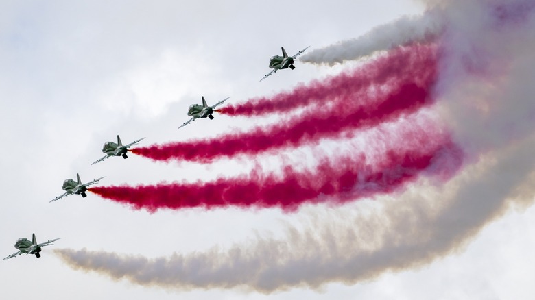 Saudi Falcons at Royal Air Tattoo