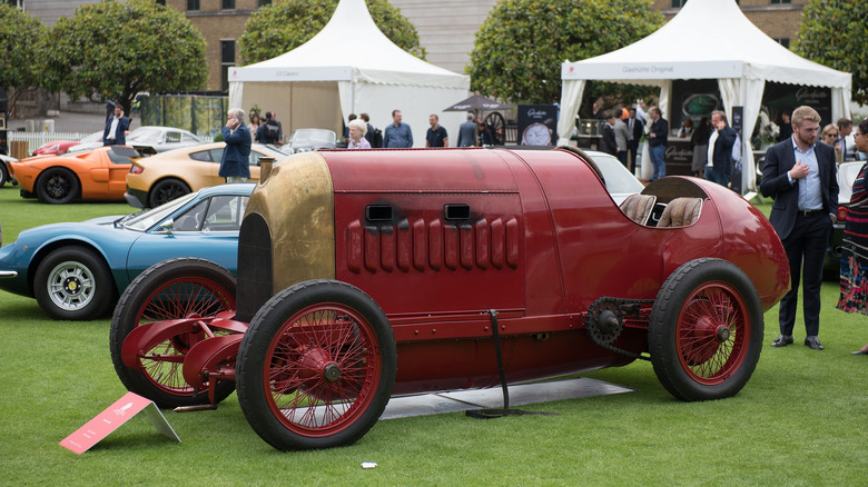 Fiat S76 on display at the London Concourse