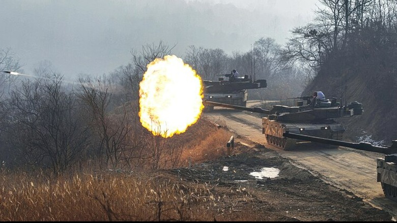 K2s in live fire exercises