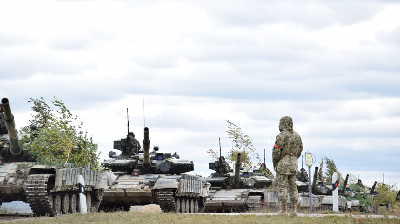 Like of Ukranian T-64s