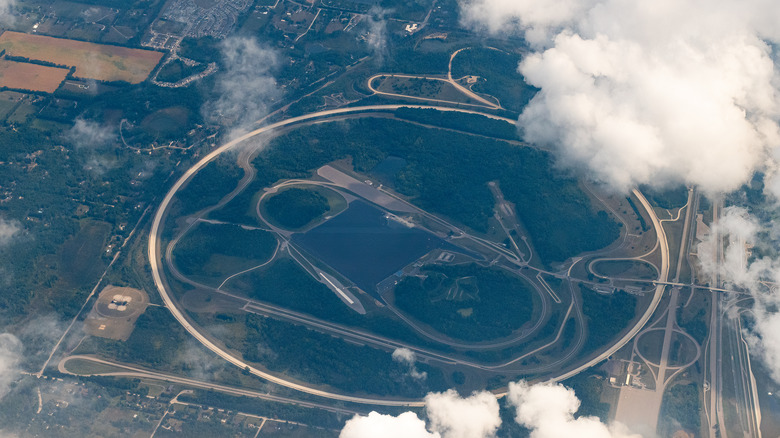 Aerial photo of Milford Proving Ground