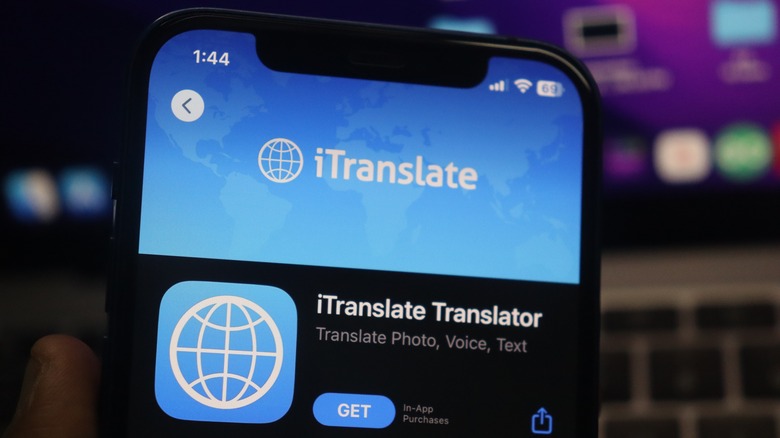 iTranslate app in the App store