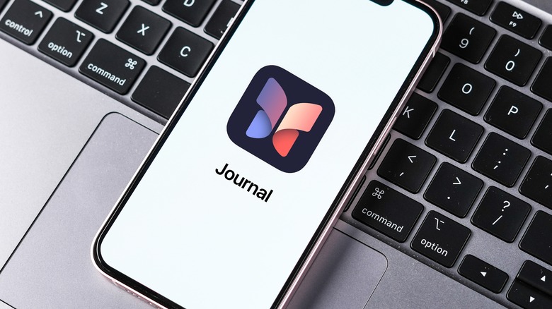 Journal app icon on iPhone