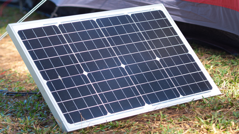 Camping solar panels