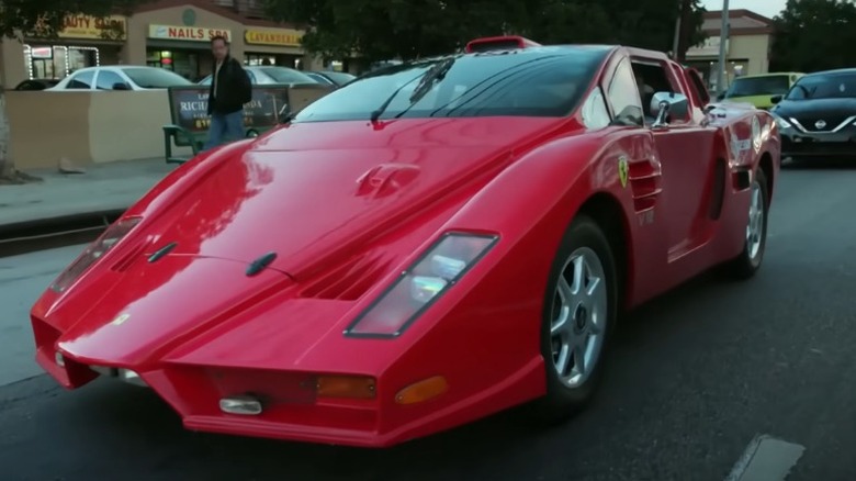 Jay Leno in Fiero Ferrari