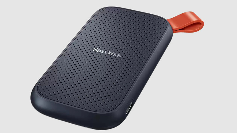 SanDisk external SSD black