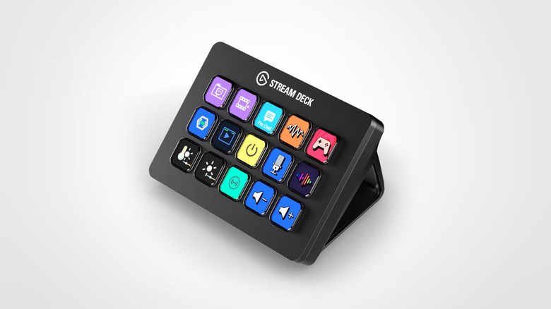 Elgato stream deck in black