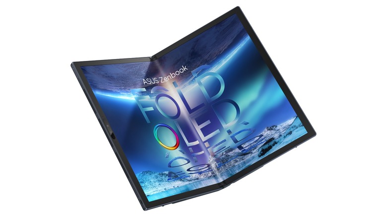 Asus Zenbook 17 Fold screen on display