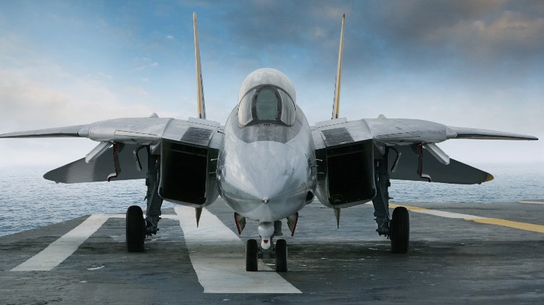 F-14 on a carrier