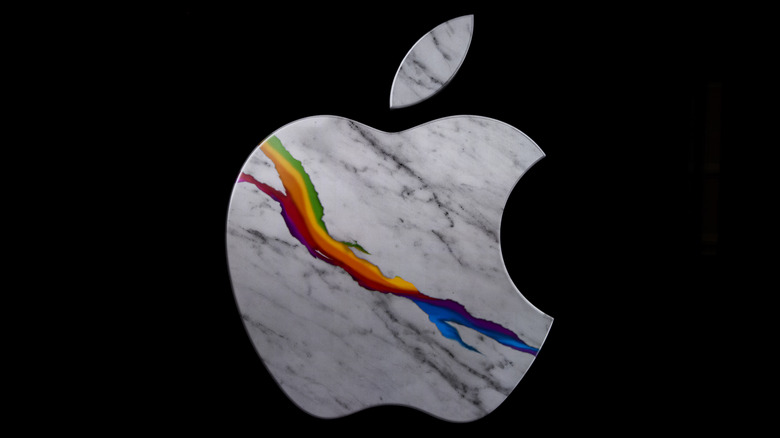 Apple logo graphic