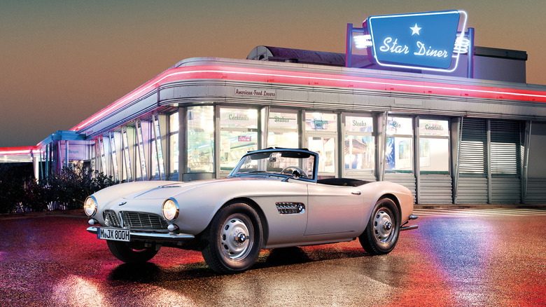 Elvis Presley's restored BMW 507