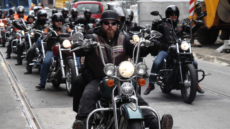 motorcycle clubs protest oslo