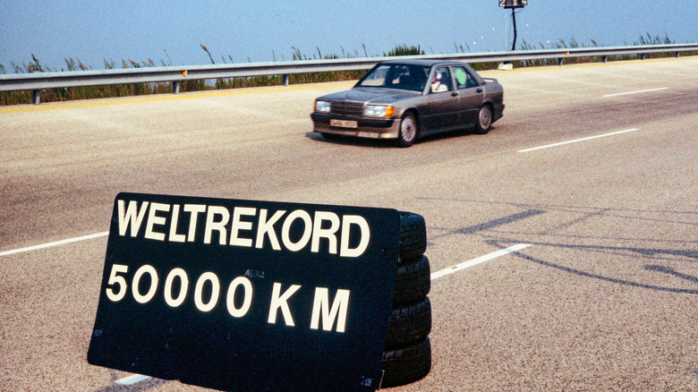 Mercedes-Benz 190 E 50,000km record