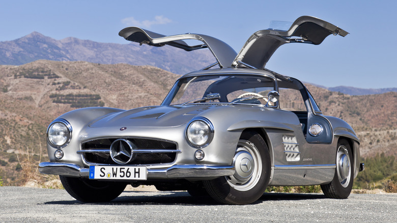 Mercedes-Benz 300 SL Gullwing with doors open