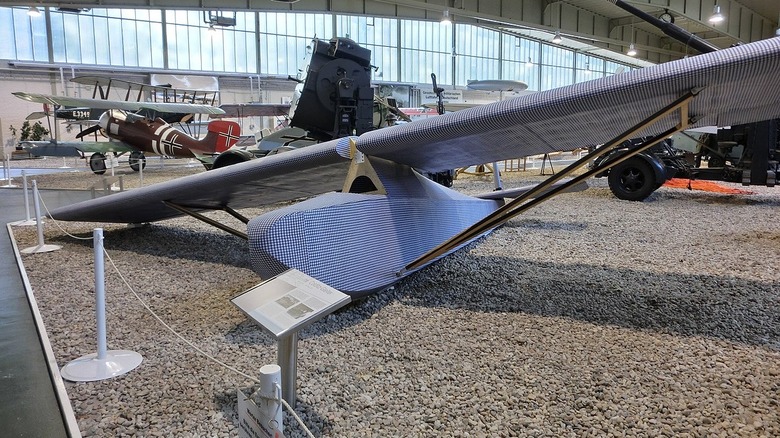 a reconstructed Colditz Glider