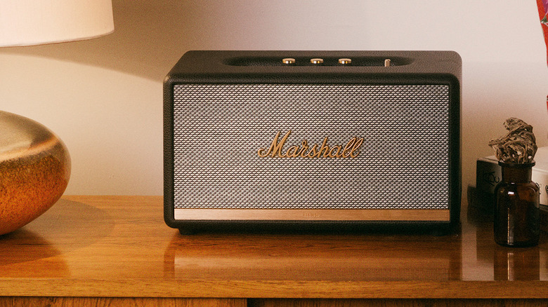 A Marshall Bluetooth speaker