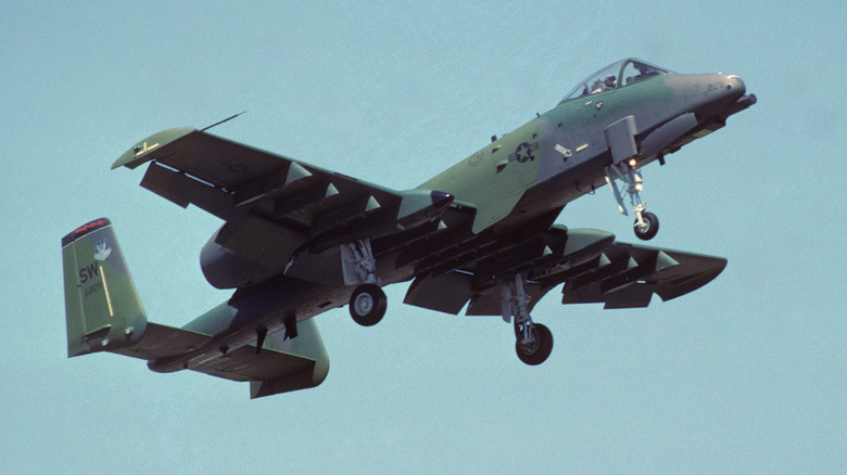 A-10 Thunderbolt II Warthog taking off