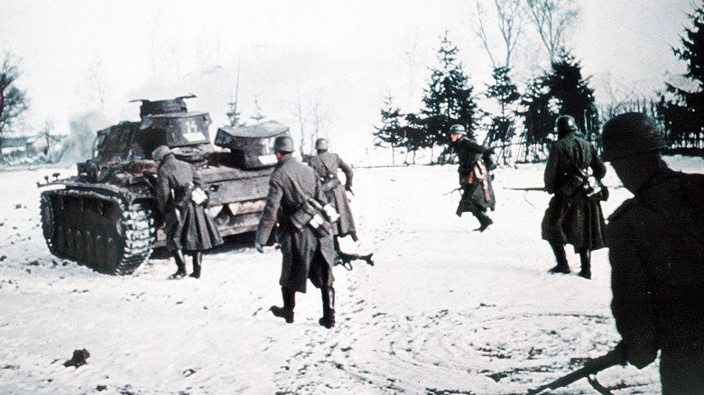 Tanks and soldiers Operation Barbarossa 