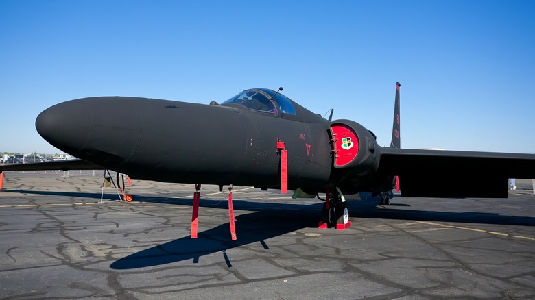 Lockheed U-2 Spy Plane on display