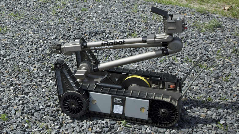 A SUGV-2 on a gravel pathway