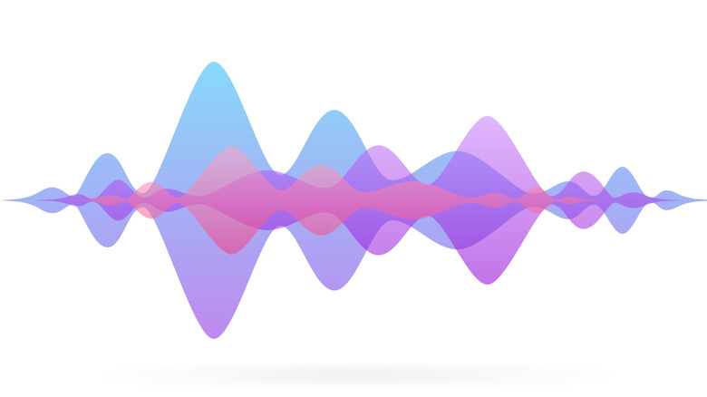 A stylized depiction of the sound spectrum.