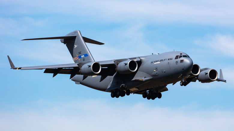 C17 Globemaster III at low altitude