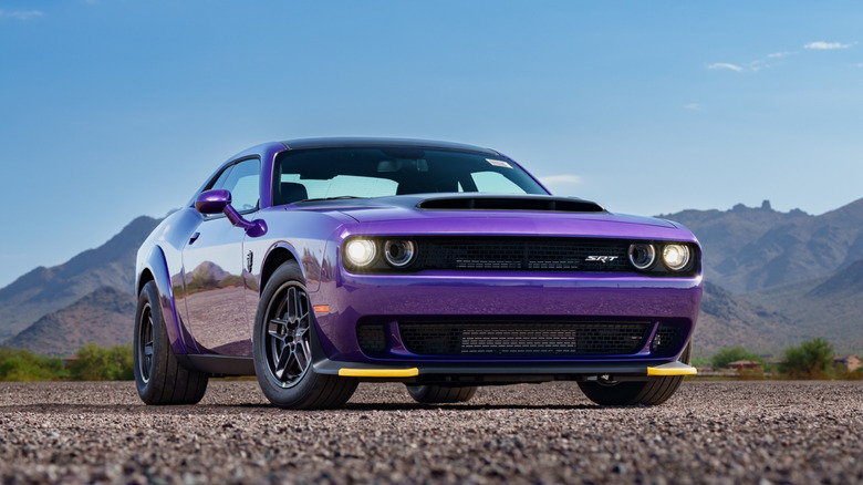 Purple Dodge Demon 170