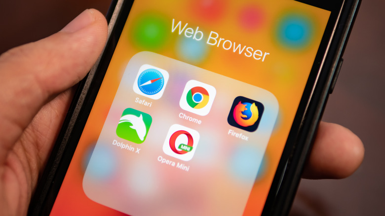 web browsers on iphone