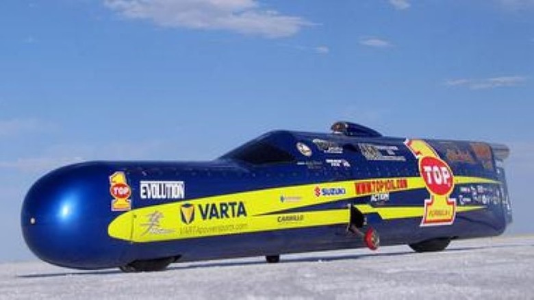 Ack attack racer on salt flats