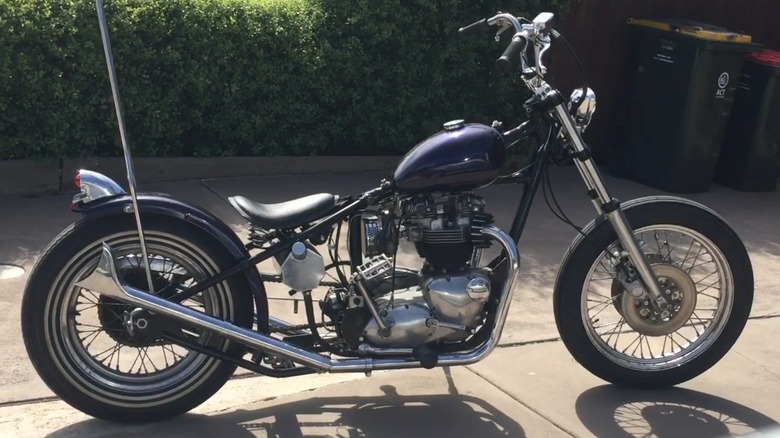 Triumph chopper